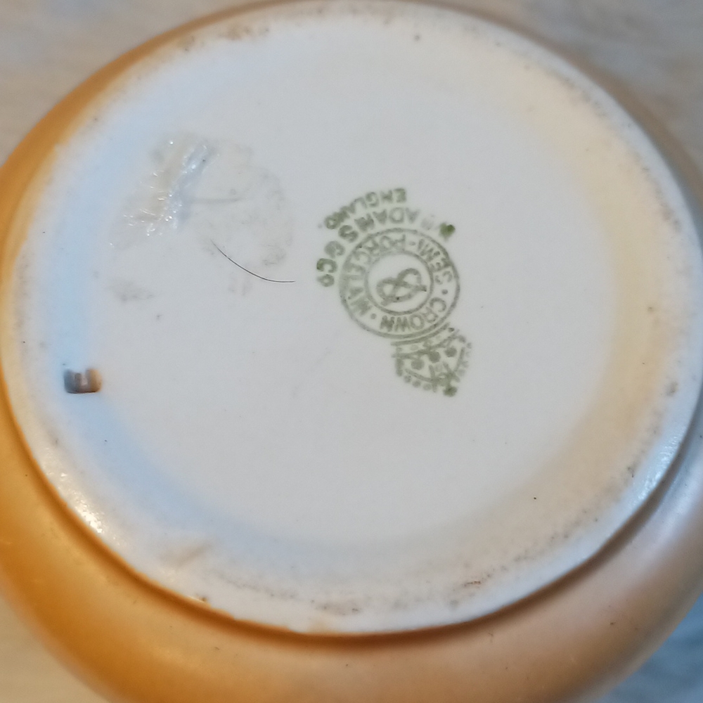 Antique Crown Porcelain Pitcher Made England - Picture 4 of 4